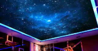Натяжной потолок звездное небо Феодосия, цена от 5235 руб.